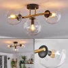 Gastor Plafonnier, Boule lumineuse 42 cm Or, Noir, 3 lumières