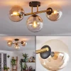 Gastor Plafonnier, Boule lumineuse 42 cm Or, Noir, 3 lumières
