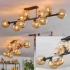 Gastor Plafonnier, Boule lumineuse Ambre, 10 lumières