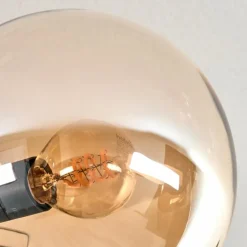 Gastor Plafonnier, Boule lumineuse Ambre, 10 lumières