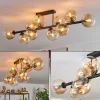 Gastor Plafonnier, Boule lumineuse Ambre, Clair, 10 lumières