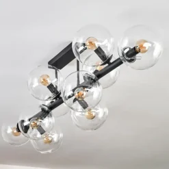 Gastor Plafonnier, Boule lumineuse Clair, 10 lumières
