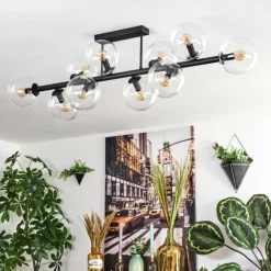 Gastor Plafonnier, Boule lumineuse Clair, 10 lumières