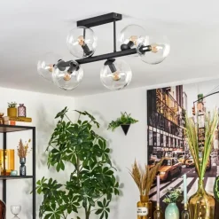 Gastor Plafonnier, Boule lumineuse Clair, 6 lumières