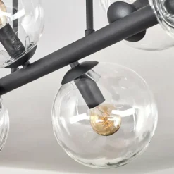 Gastor Plafonnier, Boule lumineuse Clair, 6 lumières