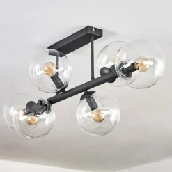 Gastor Plafonnier, Boule lumineuse Clair, 6 lumières