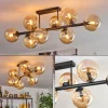 Gastor Plafonnier, Boule lumineuse Ambre, 8 lumières