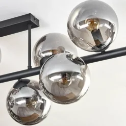 Gastor Plafonnier, Boule lumineuse Fumé, 10 lumières