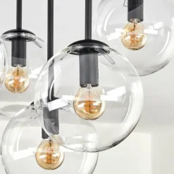 Gastor Plafonnier, Boule lumineuse 45 cm Clair, 5 lumières