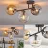 Gastor Plafonnier, Boule lumineuse Ambre, Clair, Fumé, 3 lumières