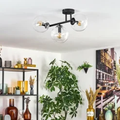 Gastor Plafonnier, Boule lumineuse Clair, 3 lumières