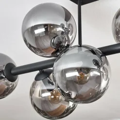 Gastor Plafonnier, Boule lumineuse Fumé, 8 lumières
