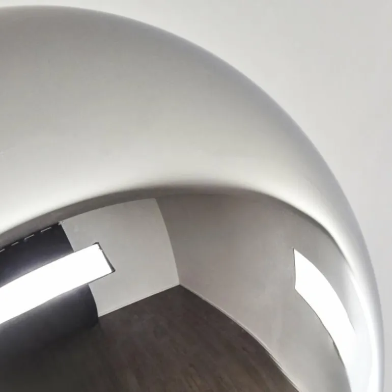 Gastor Plafonnier Chrome, Fumé, 6 lumières