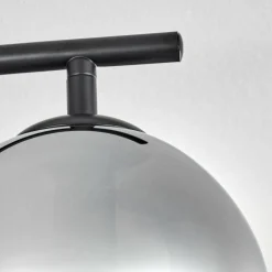 Gastor Plafonnier Chrome, Fumé, 4 lumières