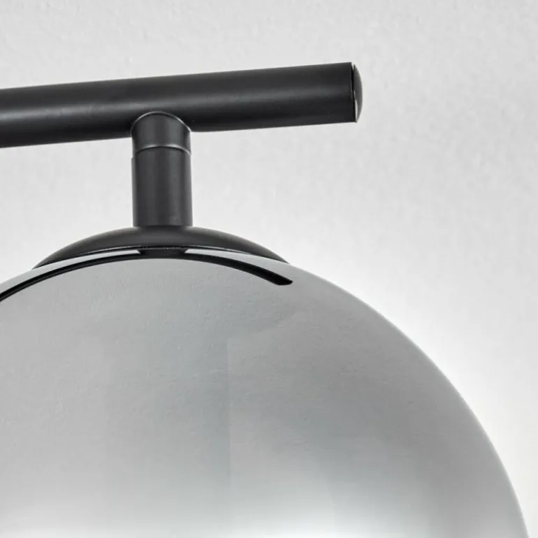 Gastor Plafonnier Chrome, Fumé, 4 lumières