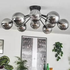 Gastor Plafonnier Fumé, 12 lumières