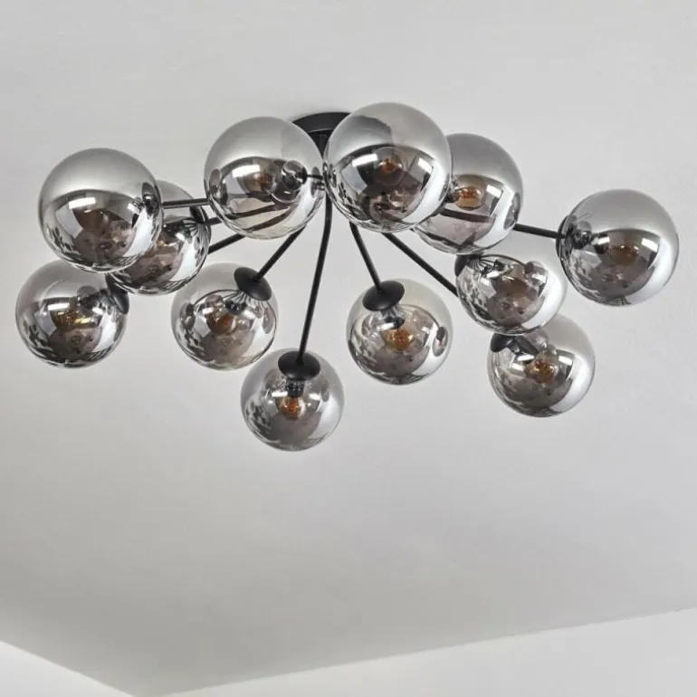 Gastor Plafonnier Fumé, 12 lumières