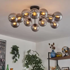 Gastor Plafonnier Fumé, 12 lumières