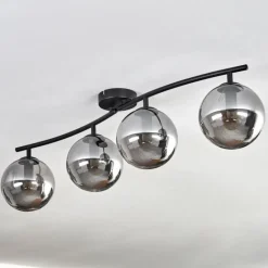 Gastor Plafonnier Fumé, 4 lumières