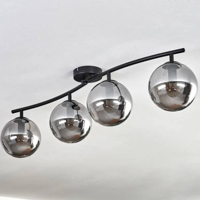 Gastor Plafonnier Fumé, 4 lumières