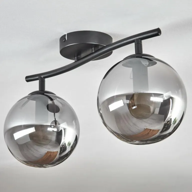 Gastor Plafonnier Fumé, 2 lumières