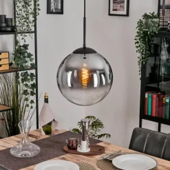 Gastor Suspension, Boule lumineuse Clair, Fumé, 1 lumière
