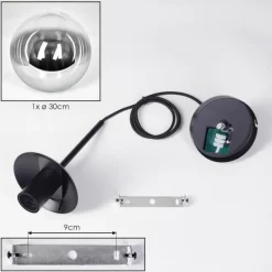 Gastor Suspension, Boule lumineuse Clair, Fumé, 1 lumière