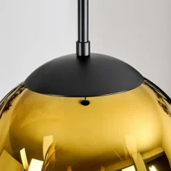 Gastor Suspension, Boule lumineuse Or, Clair, 1 lumière