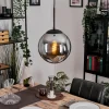 Gastor Suspension, Boule lumineuse 25 cm Fumé, 1 lumière