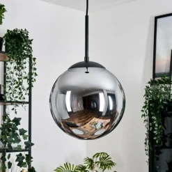Gastor Suspension, Boule lumineuse 25 cm Fumé, 1 lumière