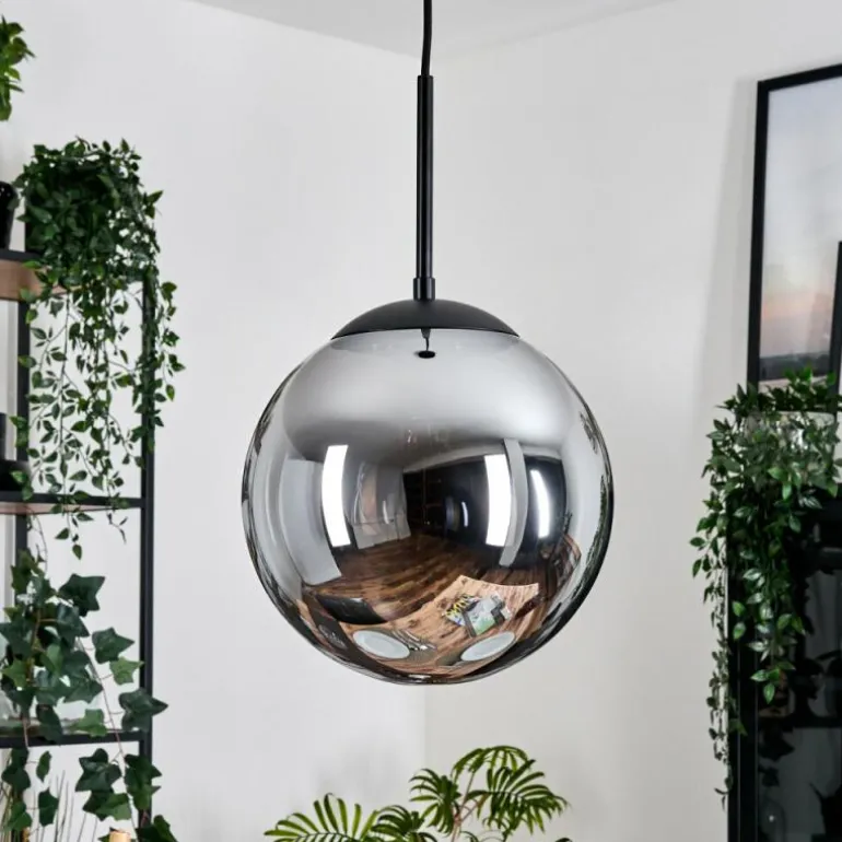 Gastor Suspension, Boule lumineuse 25 cm Fumé, 1 lumière