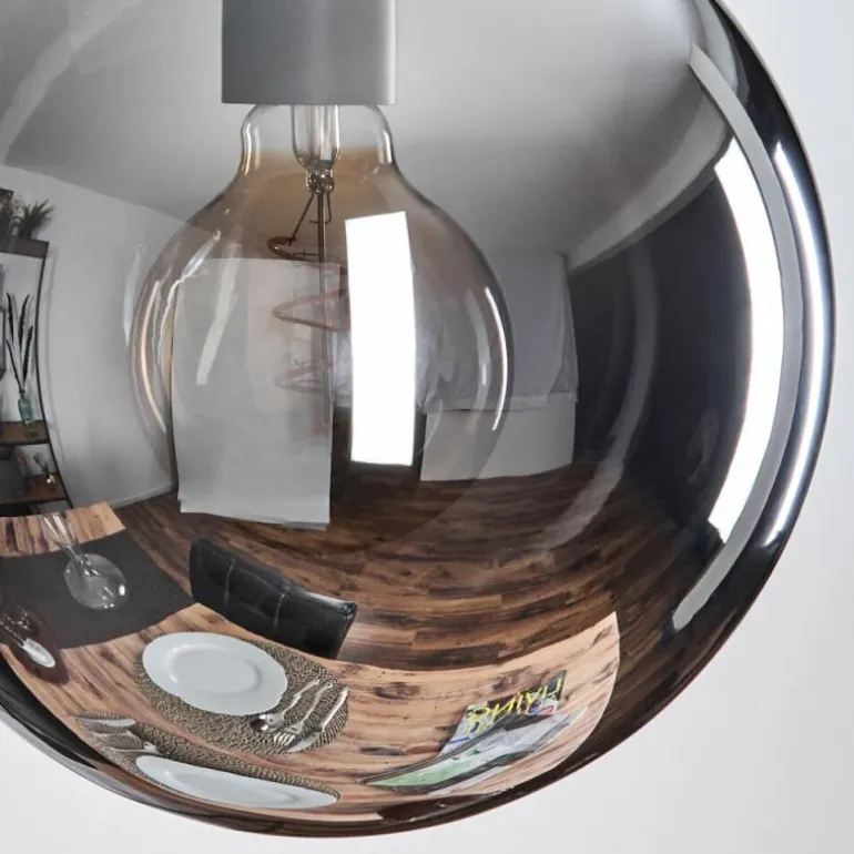 Gastor Suspension, Boule lumineuse 25 cm Fumé, 1 lumière