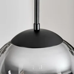 Gastor Suspension, Boule lumineuse 25 cm Fumé, 1 lumière