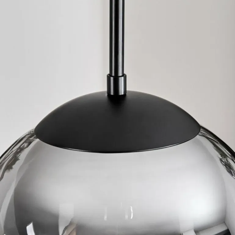 Gastor Suspension, Boule lumineuse 25 cm Fumé, 1 lumière