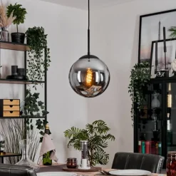 Gastor Suspension, Boule lumineuse 25 cm Fumé, 1 lumière