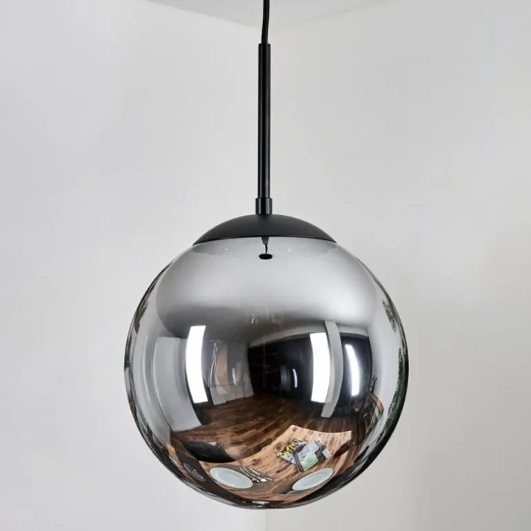 Gastor Suspension, Boule lumineuse 25 cm Fumé, 1 lumière