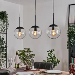 Gastor Suspension, Boule lumineuse Clair, 3 lumières