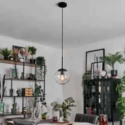 Gastor Suspension, Boule lumineuse Clair, 1 lumière