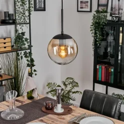 Gastor Suspension, Boule lumineuse Ambre, Clair, 1 lumière