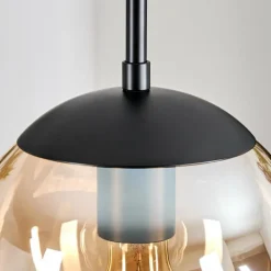 Gastor Suspension, Boule lumineuse Ambre, Clair, 1 lumière