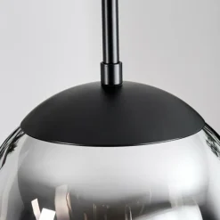 Gastor Suspension, Boule lumineuse Chrome, Clair, Fumé, 1 lumière