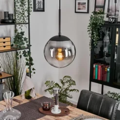 Gastor Suspension, Boule lumineuse Clair, Fumé, 1 lumière