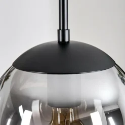 Gastor Suspension, Boule lumineuse Clair, Fumé, 1 lumière