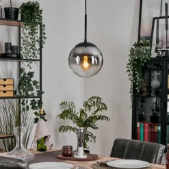 Gastor Suspension, Boule lumineuse Clair, Fumé, 1 lumière