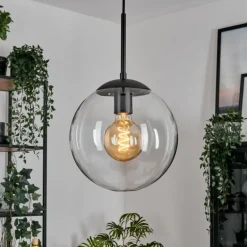 Gastor Suspension, Boule lumineuse 25 cm Clair, 1 lumière