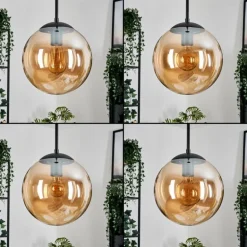 Gastor Suspension, Boule lumineuse 25 cm Ambre, 1 lumière