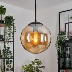 Gastor Suspension, Boule lumineuse 25 cm Ambre, 1 lumière