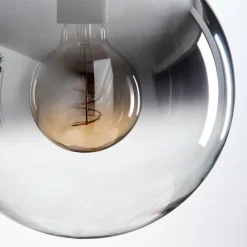 Gastor Suspension, Boule lumineuse 25 cm Clair, Fumé, 1 lumière
