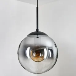 Gastor Suspension, Boule lumineuse 25 cm Clair, Fumé, 1 lumière