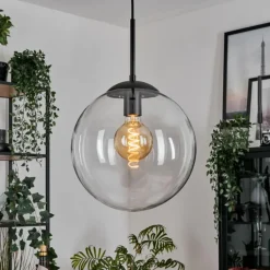 Gastor Suspension, Boule lumineuse 30 cm Clair, 1 lumière